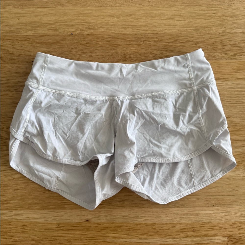 lululemon athletica White Athletic Shorts